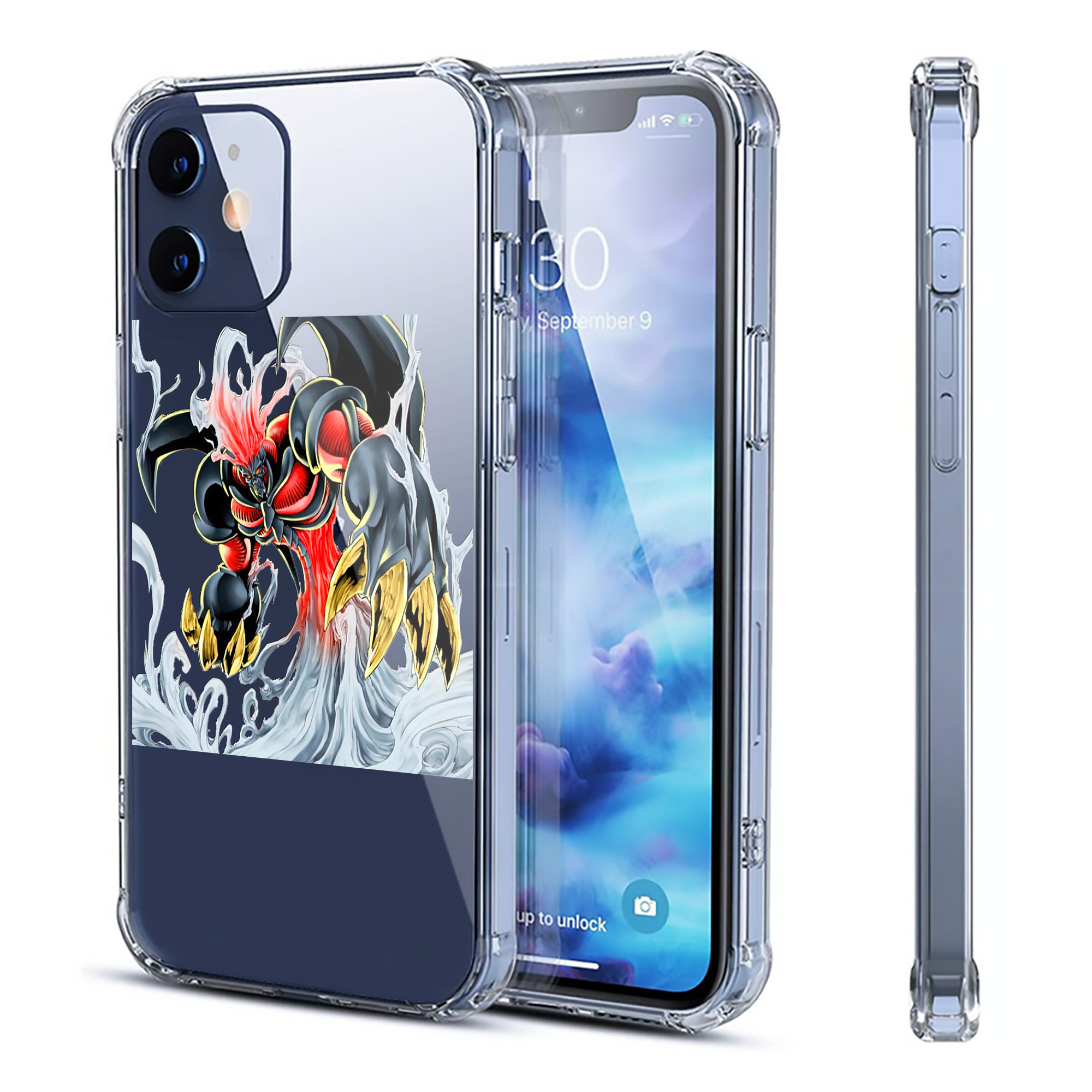 （画像用） 遊☆戯☆王 Yu-Gi-Oh! 【iPhone 12シリーズ対応】透明スマホケース（クリアソフトケース）